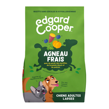 Visuel 1 du produit Edgard & Cooper Croquettes Chien Adulte Agneau Sans Céréales - 12 kg