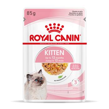 Visuel 1 du produit Boîtes Chat – Royal Canin Sachet Gelée Kitten Instinctive – 12 x 85 g