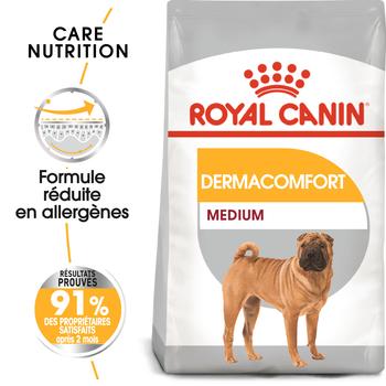 Visuel 1 du produit Royal Canin Croquettes Chien Medium Dermacomfort - 12 kg