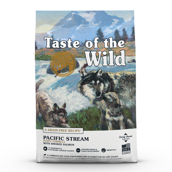 Visuel 1 du produit Croquettes Chiot Sans Céréales - Taste of the Wild Pacific Stream Puppy - 12,2kg