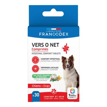 Visuel 1 du produit Complément alimentaire pour chien et chiot Vers O Net - 30 comprimés