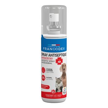 Visuel 1 du produit Soin – Francodex Spray antiseptique anti bactérien – 100 ml