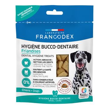 Visuel 1 du produit Hygiène Chien – Francodex Friandises hygiène bucco-dentaire – 75 gr