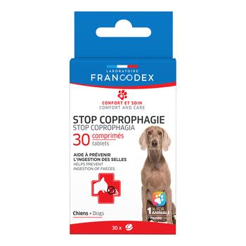 Visuel 1 du produit Francodex Comprimés Chien Stop Coprophagie - Boîte de 30 comprimés
