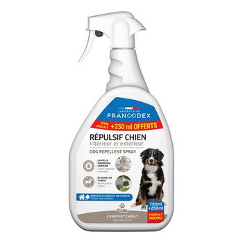 Visuel 1 du produit Francodex Spray Répulsif Intérieur Extérieur Chien - 1 L