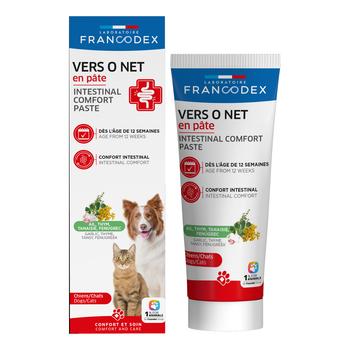 Visuel 1 du produit Francodex Pâte Vers O Net pour chien ou chat - 70 gr
