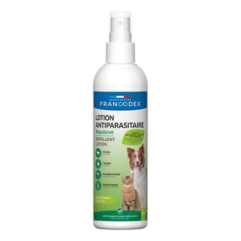 Visuel 1 du produit Soin - Francodex Lotion antiparasitaire insectifuge pour chiens et chats - 250 ml