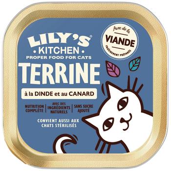 Visuel 1 du produit Lily’s Kitchen Terrine Chat Dinde Canard - 85 gr