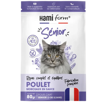 Visuel 1 du produit Hamiform repas complet pour chat sénior Poulet - 85 gr