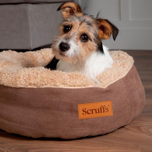 Visuel 2 du produit Couchage - Scruffs Lit rond Cosy Marron - Ø 45 cm