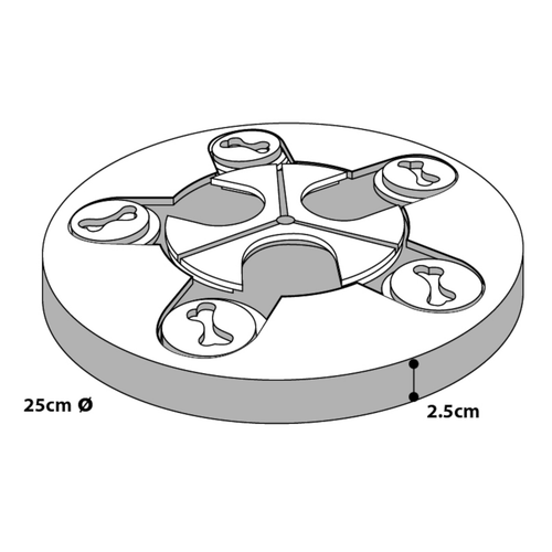 Visuel 3 du produit Jouet Chien - Flamingo stimulateur cérébral en bois Athena - Ø25 cm
