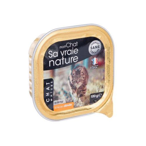 Visuel 2 du produit Boîte Chat senior - Sa vraie nature® Terrine Volaille - 100 g