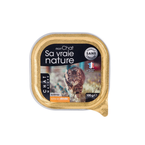 Visuel 1 du produit Boîte Chat senior - Sa vraie nature® Terrine Volaille - 100 g