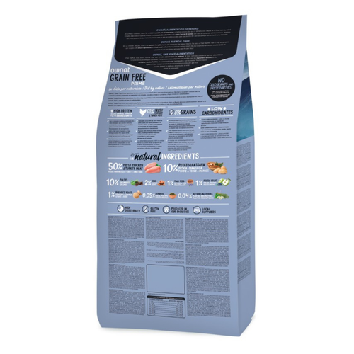 Visuel 2 du produit Croquettes Chien - Ownat Grain free prime Sénior Poulet et dinde - 12 kg