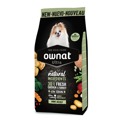 Visuel 1 du produit Croquettes Chien - Ownat Ultra Mini Adult 3kg