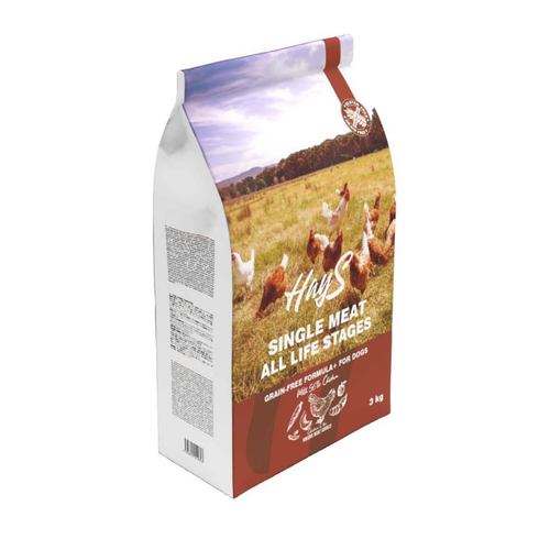 Visuel 1 du produit Croquettes Chien Adulte Sans Céréales – Hays mono protéine de poulet – 3 kg