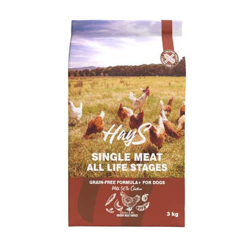 Visuel 2 du produit Croquettes Chien Adulte Sans Céréales – Hays mono protéine de poulet – 3 kg
