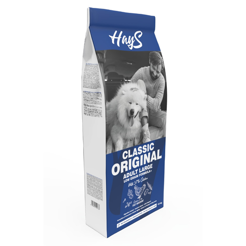 Visuel 1 du produit Croquettes Chien Low Grain – Hays Classic Maxi Adult au poulet – 15 kg
