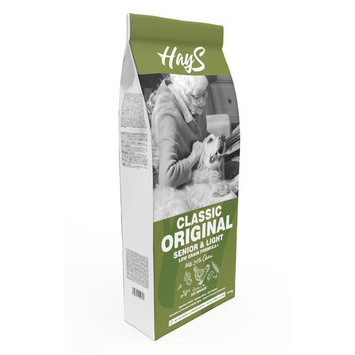 Visuel 1 du produit Croquettes Chien Low Grain – Hays Classic Senior Light au poulet – 15 kg