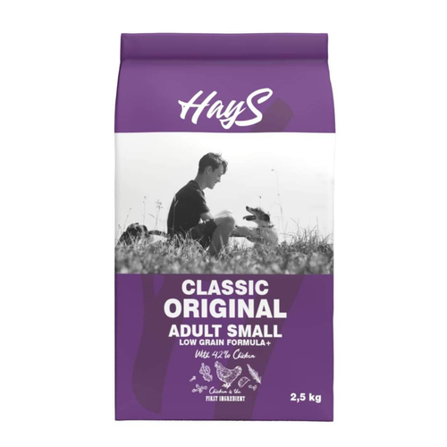 Visuel 2 du produit Croquettes Chien Low Grain – Hays Classic Small Adult au poulet – 2,5 kg