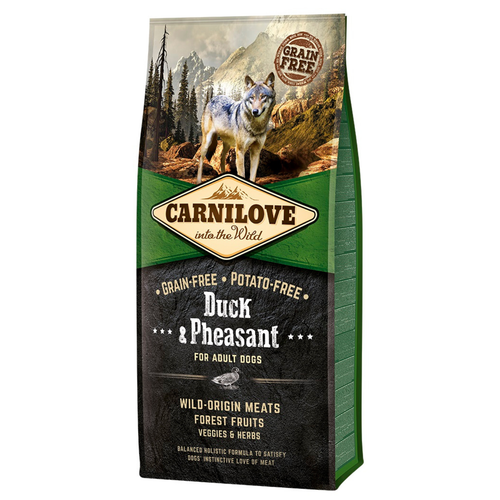 Visuel 1 du produit Croquettes Chien - Carnilove Adulte Sans Céréales Duck & Pheasant - 12kg