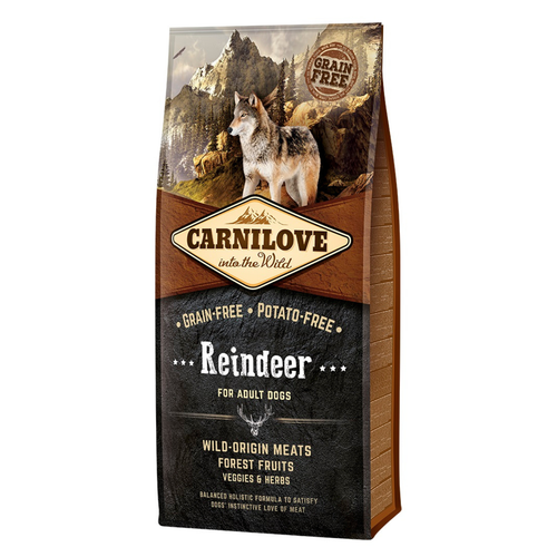 Visuel 1 du produit Croquettes Chien - Carnilove Adulte Sans Céréales Reindeer - 12kg