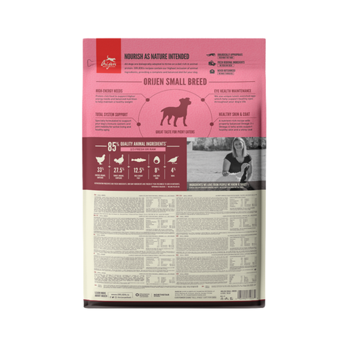 Visuel 2 du produit Croquettes Chien Sans Céréales – Orijen Small Breed – 1,8 kg