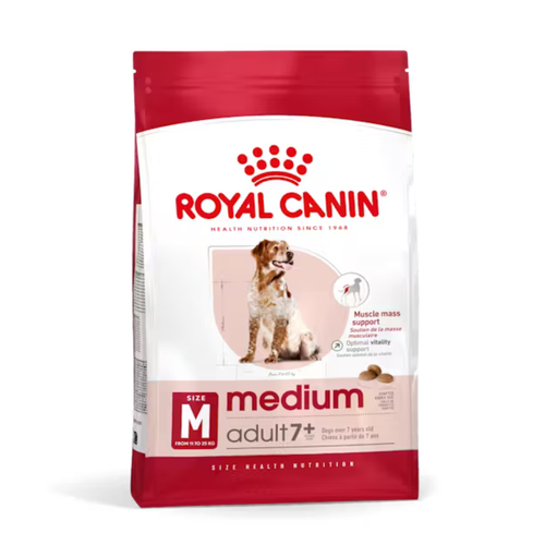 Visuel 1 du produit Croquettes Chien – Royal Canin Medium Adulte 7+ - 15 kg