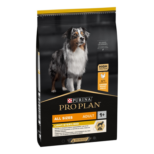 Visuel 1 du produit Croquettes Chien – Pro Plan Light Sterilised Poulet – 7 kg