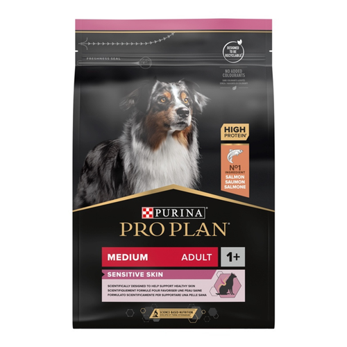 Visuel 2 du produit Croquettes Chien – Pro Plan Medium Adulte Sensitive Skin Saumon - 3 kg