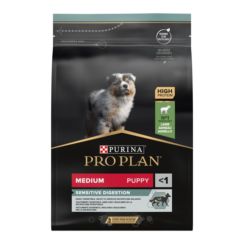 Visuel 2 du produit Croquettes Chien – Pro Plan Medium Puppy Sensitive Digestion Agneau - 3 kg
