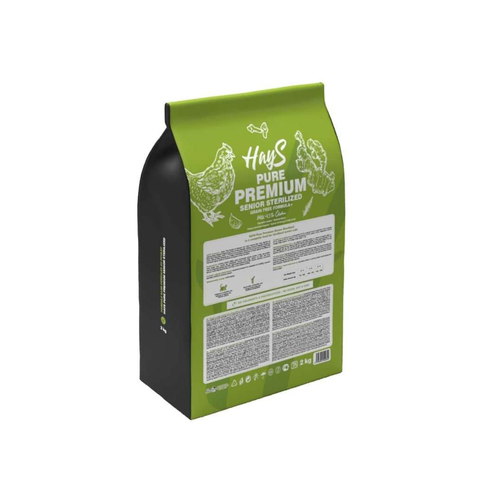 Visuel 3 du produit Croquettes Chat Senior Stérilisé – Hays Pure Premium au poulet – 2 kg