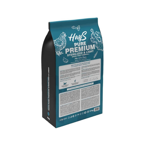 Visuel 3 du produit Croquettes Chat Stérilisé – Hays Pure Premium Light au poulet – 6 kg