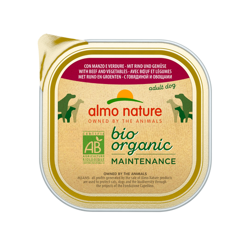 Visuel 1 du produit Boîte Chien – Almo Nature bio Bœuf et Légumes 300 gr