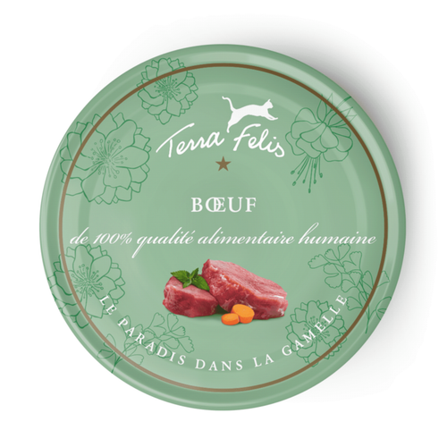 Visuel 3 du produit Boîtes Chat - Terra Felis bœuf - 80 g