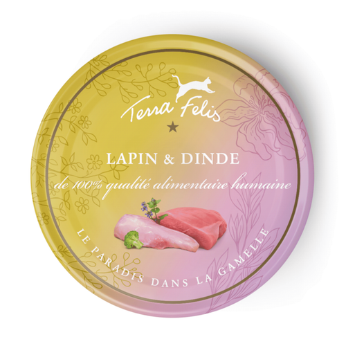 Visuel 3 du produit Boîtes Chat - Terra Felis lapin dinde - 80 g