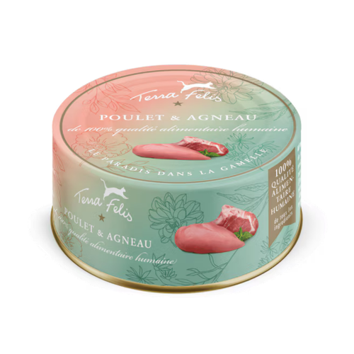 Visuel 1 du produit Boîtes Chat - Terra Felis poulet agneau - 80 g
