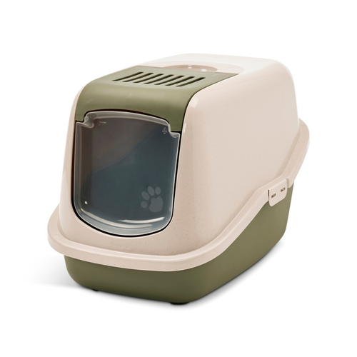 Visuel 1 du produit Hygiène Chat – Savic Maison de toilette Nestor granite-vert – 56 x 39 x 38,5 cm