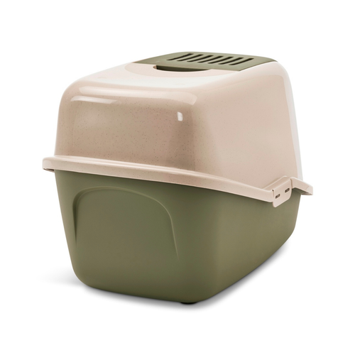 Visuel 3 du produit Hygiène Chat – Savic Maison de toilette Nestor granite-vert – 56 x 39 x 38,5 cm
