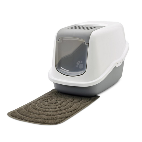 Visuel 6 du produit Hygiène Chat – Savic Maison de toilette Nestor gris – 56 x 39 x 38,5 cm