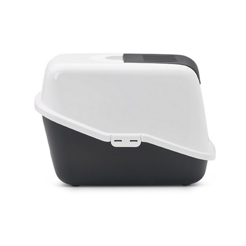 Visuel 4 du produit Hygiène Chat – Savic Maison de toilette Nestor noir – 56 x 39 x 38,5 cm