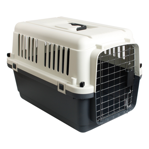 Visuel 1 du produit Transport Chien - Flamingo Cage de voyage Nomad Gris Taille S - 40 x 61 x 41 cm