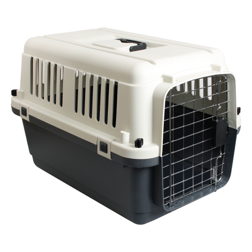 Visuel 1 du produit Transport Chien - Flamingo Cage de voyage Nomad Gris Taille XS - 33 x 50 x 33 cm