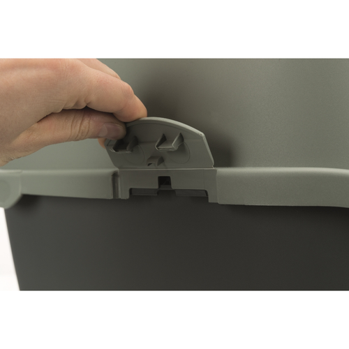 Visuel 4 du produit Hygiène Chat - Trixie Maison de toilette Vico anthracite/gris/vert - 40 x 40 x 56 cm