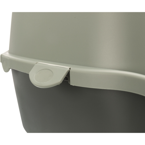 Visuel 8 du produit Hygiène Chat - Trixie Maison de toilette Vico anthracite/gris/vert - 40 x 40 x 56 cm