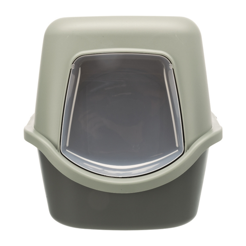 Visuel 3 du produit Hygiène Chat - Trixie Maison de toilette Vico anthracite/gris/vert - 40 x 40 x 56 cm