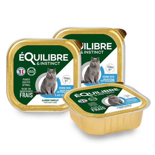Visuel 5 du produit Boîte Chat – Equilibre&Instinct Terrine Senior Riche en poisson – 85 gr