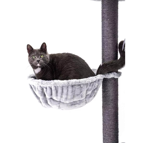 Visuel 4 du produit Arbre à Chat – Petrebels Charlotte 134 Gris – 59 x 56 x 134 cm