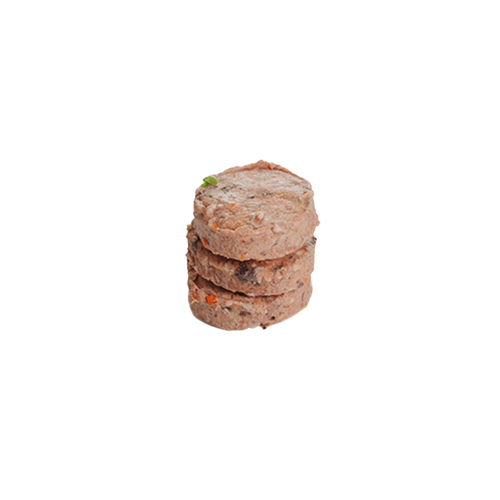 Visuel 2 du produit BARF Chien - Wolf's Menu Active Poulet et bœuf surgelé - 800 gr
