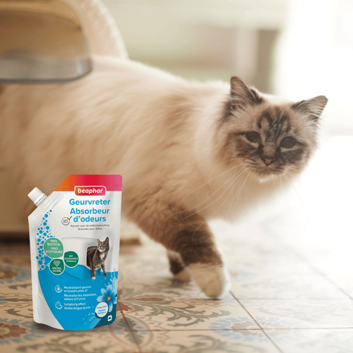Visuel 5 du produit Hygiène Chat – Beaphar Absorbeur d'odeur parfum Fraîcheur – 400 g
